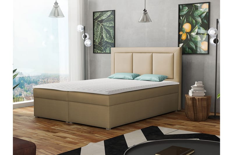 Moden Kontinentalsäng 140x215cm - Beige - Möbler - Säng - Kontinentalsäng