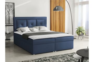 Moden Kontinentalsäng 140x215cm LED-belysning - Blå - Möbler - Säng - Kontinentalsäng