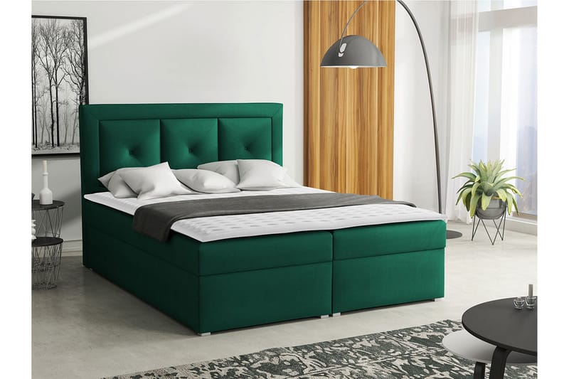 Moden Kontinentalsäng 160x215cm - Grön - Möbler - Säng - Kontinentalsäng