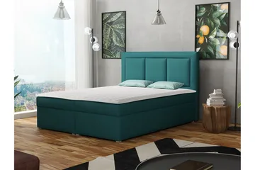 Moden Kontinentalsäng 180x215cm LED-belysning - Beige - Möbler - Säng - Kontinentalsäng