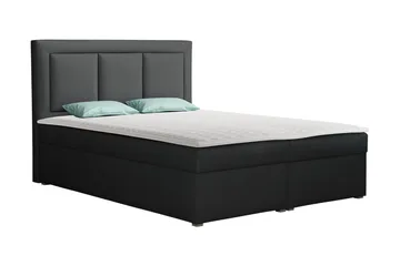 Moden Kontinentalsäng 180x215cm LED-belysning