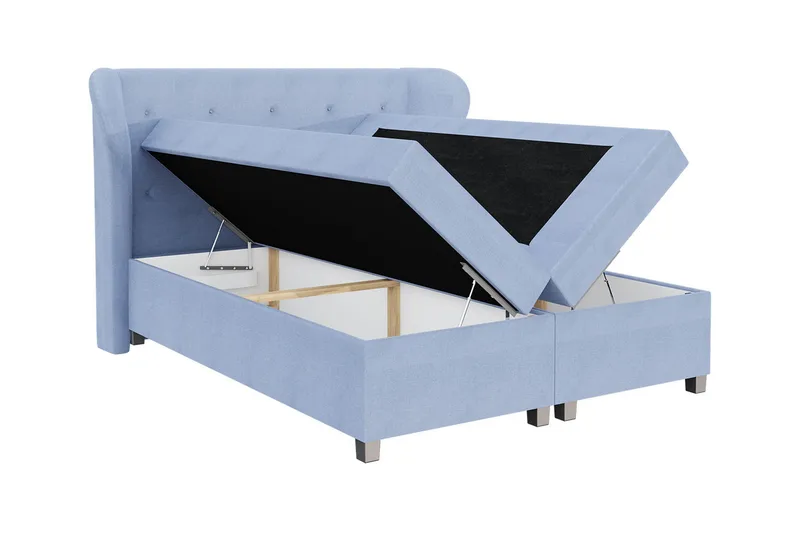 Naurstad Kontinentalsäng 120x200 cm - Blå - Möbler - Säng - Kontinentalsäng