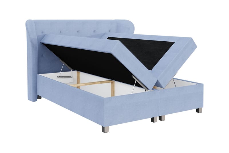 Naurstad Kontinentalsäng 120x200 cm - Blå - Möbler - Säng - Kontinentalsäng