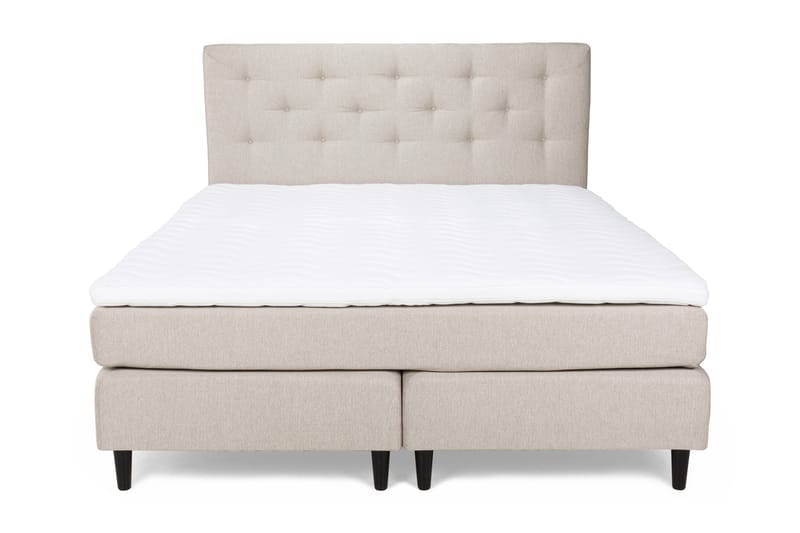 Nice Deluxe Komplett Sängpaket 160x200 - Beige - Dubbelsäng - Komplett sängpaket - Kontinentalsäng
