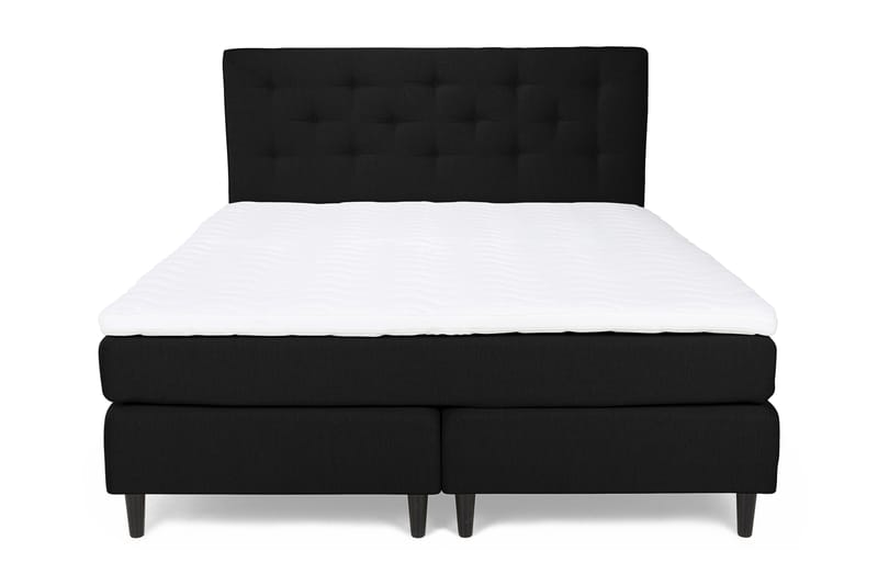 Nice Deluxe Komplett Sängpaket 160x200 - Svart - Dubbelsäng - Komplett sängpaket - Kontinentalsäng
