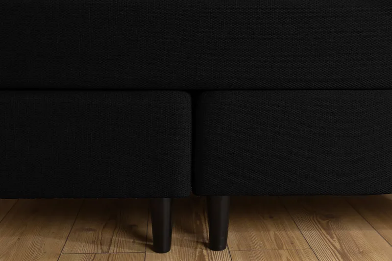 Nice Deluxe Komplett Sängpaket 160x200 - Svart - Möbler - Säng - Kontinentalsäng