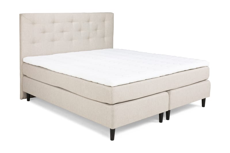 Nice Deluxe Komplett Sängpaket 180x200 - Beige - Möbler - Säng - Komplett sängpaket
