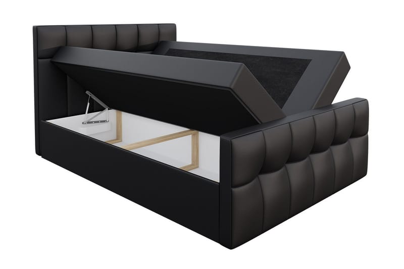 Norrbacksjö Kontinentalsäng 120x200 cm - Svart - Möbler - Säng - Kontinentalsäng