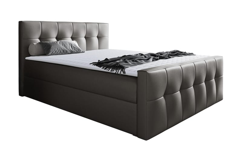 Norrbacksjö Kontinentalsäng 140x200 cm - Grå - Möbler - Säng - Kontinentalsäng