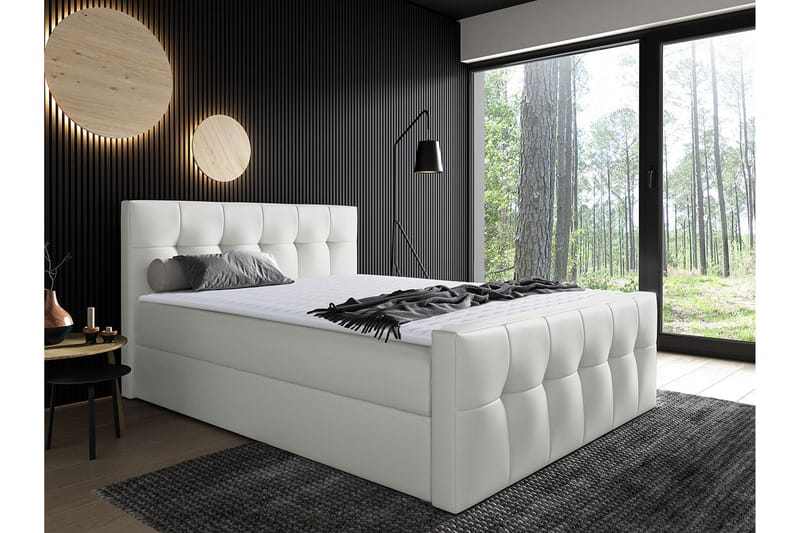 Norrbacksjö Kontinentalsäng 180x200 cm - Vit - Möbler - Säng - Kontinentalsäng