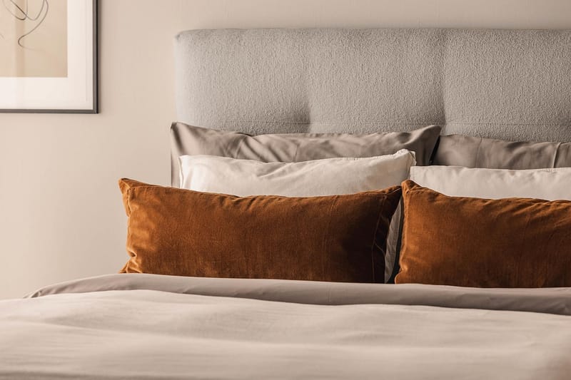 Oslo Lyx Kontinentalsäng 120x200 cm - Grå - Möbler - Säng - Komplett sängpaket