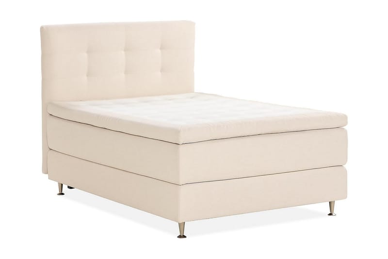 Oslo Lyx Kontinentalsäng 120x200 cm - Ljusbeige - Möbler - Säng - Komplett sängpaket
