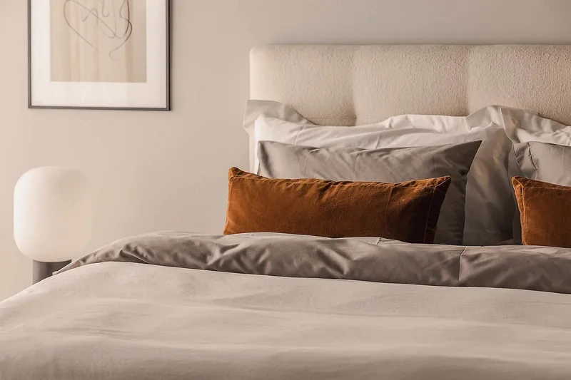 Oslo Lyx Kontinentalsäng 180x200 cm - Ljusbeige - Möbler - Säng - Kontinentalsäng