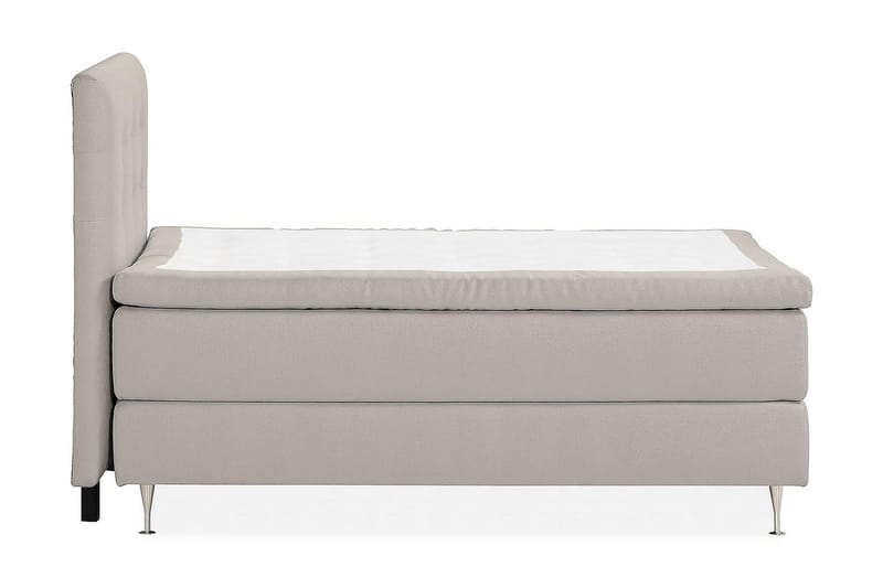 Oslo Lyx Kontinentalsäng Boucle 120x200 - Grå - Möbler - Säng - Kontinentalsäng