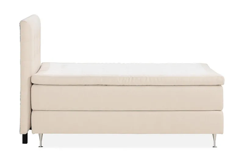 Oslo Lyx Kontinentalsäng Boucle 120x200 - Ljusbeige - Möbler - Säng - Kontinentalsäng