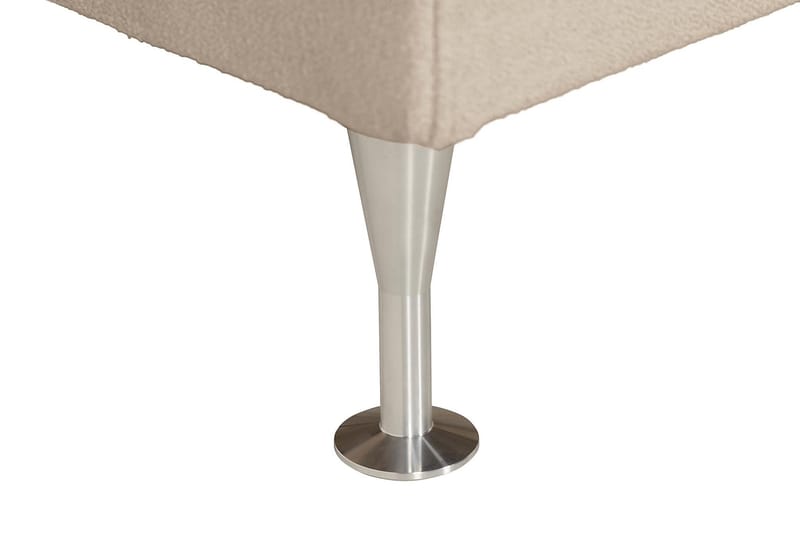 Oslo Lyx Sängpaket Boucle 140x200 Djuphäftad gavel - Beige - Möbler - Säng - Kontinentalsäng