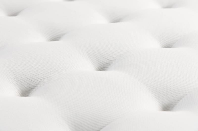 Oslo Lyx Sängpaket Boucle 140x200 Djuphäftad gavel - Grå - Möbler - Säng - Kontinentalsäng