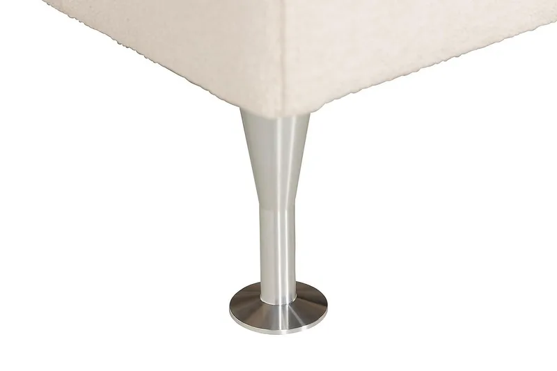 Oslo Lyx Sängpaket Boucle 160x200 Knappad gavel - Beige - Möbler - Säng - Kontinentalsäng