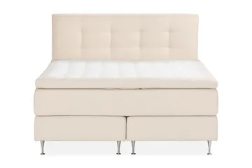 Oslo Lyx Sängpaket Boucle 180x200 Knappad gavel