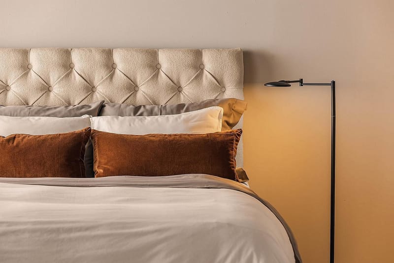 Oslo Lyx Sängpaket Kontinentalsäng 140x200 cm - Beige - Möbler - Säng - Kontinentalsäng