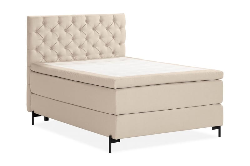 Oslo Lyx Sängpaket Kontinentalsäng 140x200 cm - Beige - Möbler - Säng - Kontinentalsäng