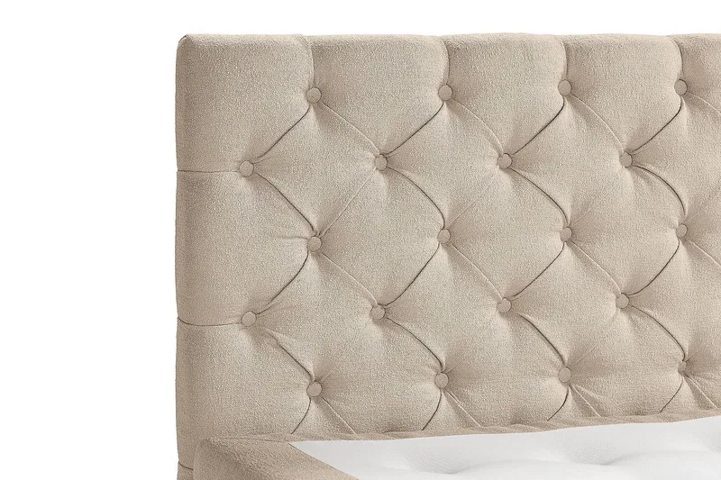 Oslo Lyx Sängpaket Kontinentalsäng 140x200 cm - Beige - Möbler - Säng - Kontinentalsäng