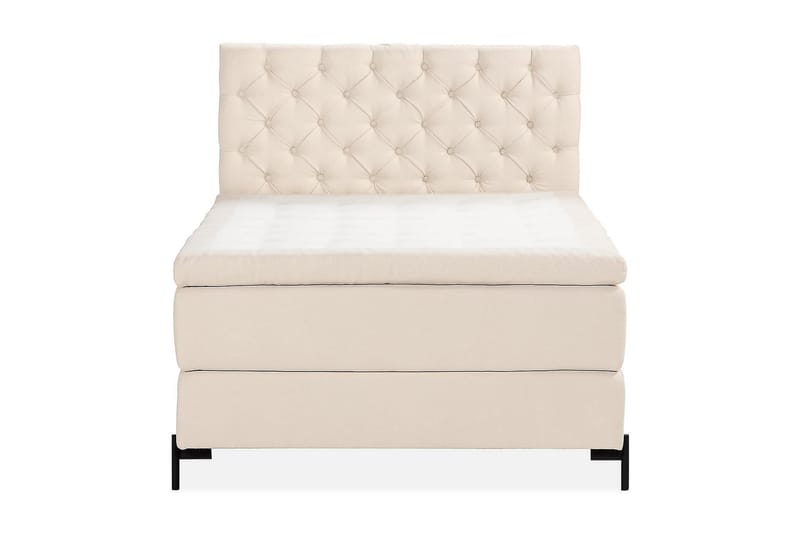 Oslo Lyx Sängpaket Kontinentalsäng 140x200 cm - Ljusbeige - Möbler - Säng - Komplett sängpaket