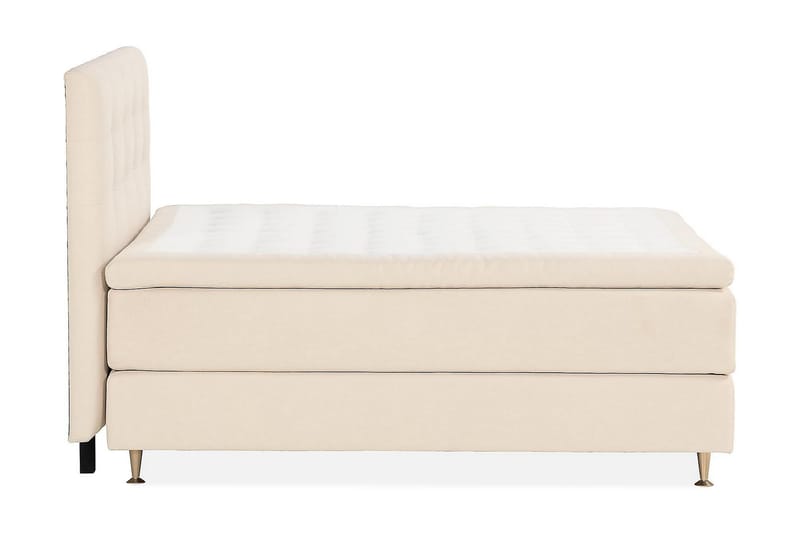 Oslo Lyx Sängpaket Kontinentalsäng 160x200 cm - Ljusbeige - Komplett sängpaket - Kontinentalsäng