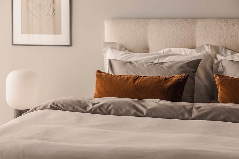 Oslo Lyx Sängpaket Kontinentalsäng 160x200 cm - Ljusbeige - Möbler - Säng - Komplett sängpaket