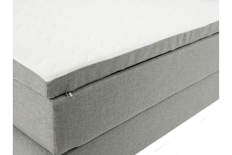 Plevoll Kontinentalsäng 140x200 - Ljusgrå - Möbler - Säng - Kontinentalsäng