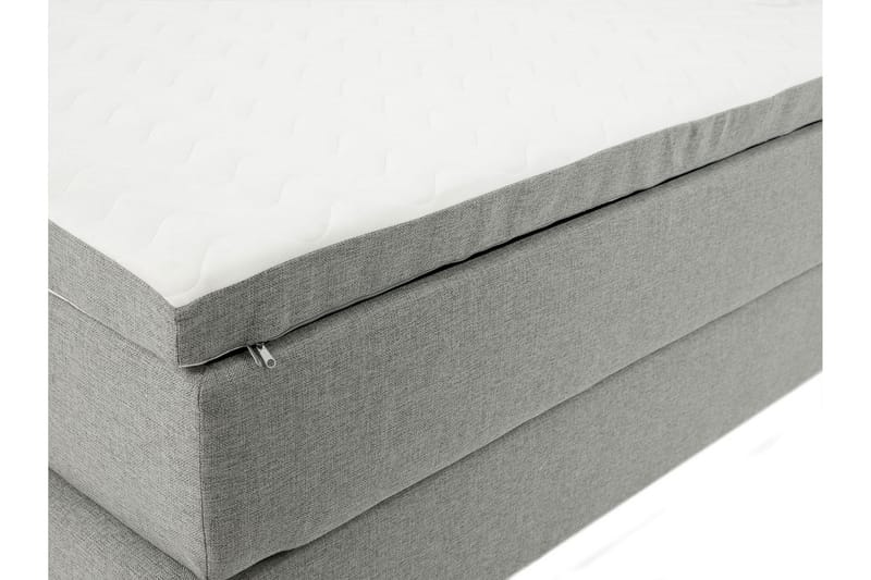 Plevoll Kontinentalsäng 140x200 - Ljusgrå - Möbler - Säng - Kontinentalsäng