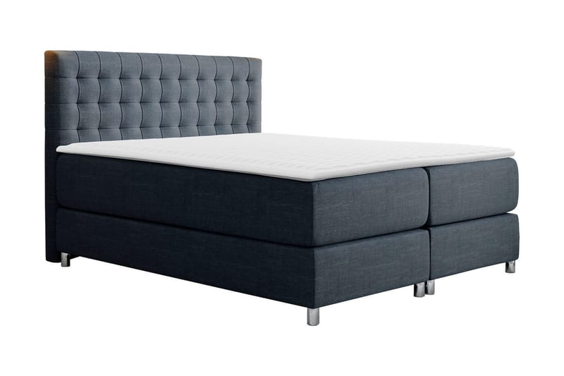 Plevoll Kontinentalsäng 140x200 - Mörkgrå - Möbler - Säng - Kontinentalsäng