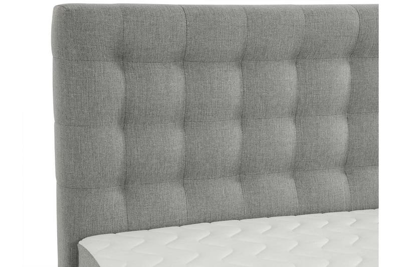 Plevoll Kontinentalsäng 160x200 - Ljusgrå - Möbler - Säng - Kontinentalsäng