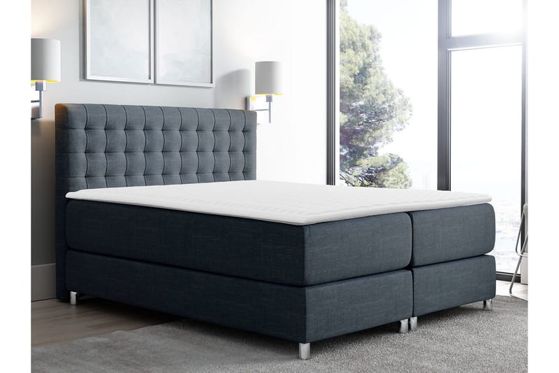 Plevoll Kontinentalsäng 180x200  Grå - Grå - Möbler - Säng - Kontinentalsäng