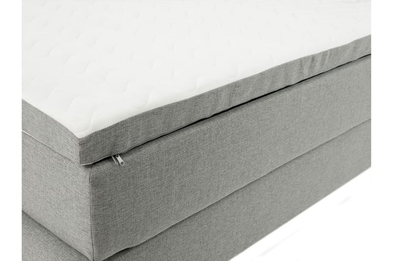 Plevoll Kontinentalsäng 180x200  Ljusgrå - Ljusgrå - Möbler - Säng - Kontinentalsäng