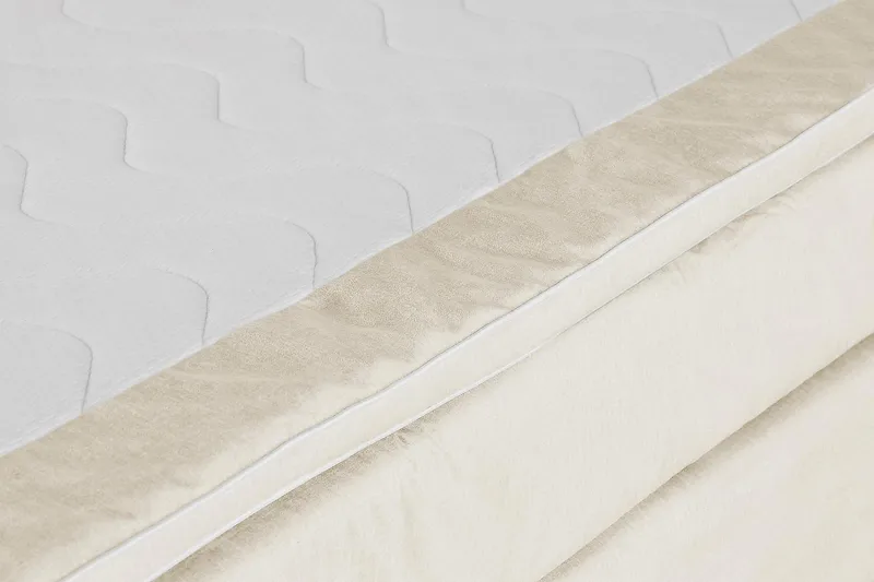 Princess Kontinentalsäng 120x200cm - Beige/Sammet - Möbler - Säng - Kontinentalsäng