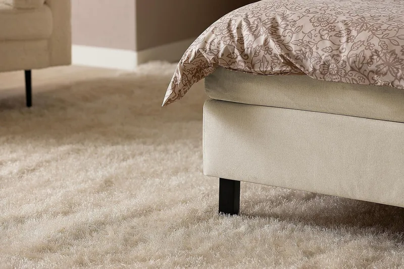 Princess Kontinentalsäng 120x200cm - Beige/Sammet - Möbler - Säng - Kontinentalsäng