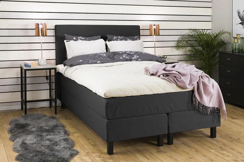 Princess Kontinentalsäng 120x200cm - Grå - Möbler - Säng - Kontinentalsäng