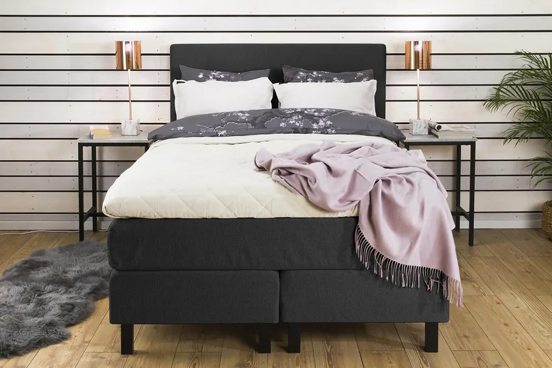 Princess Kontinentalsäng 120x200cm - Grå - Möbler - Säng - Kontinentalsäng