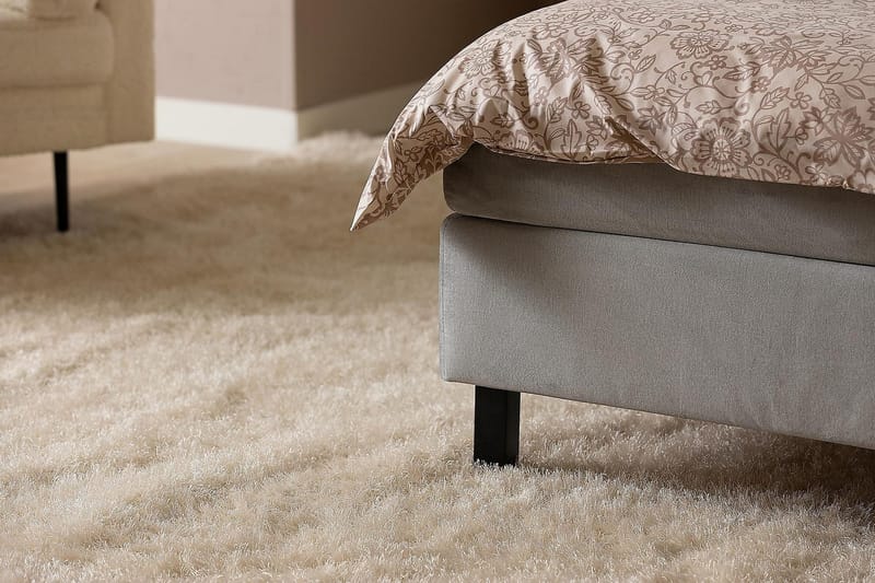 Princess Kontinentalsäng 120x200cm - Ljusgrå/Sammet - Möbler - Säng - Kontinentalsäng