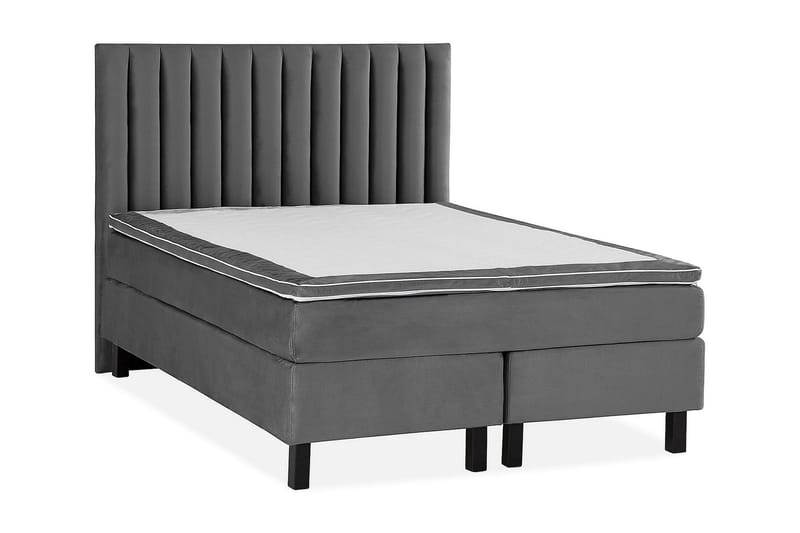 Princess Kontinentalsäng 120x200cm - Mörkgrå/Sammet - Möbler - Säng - Kontinentalsäng