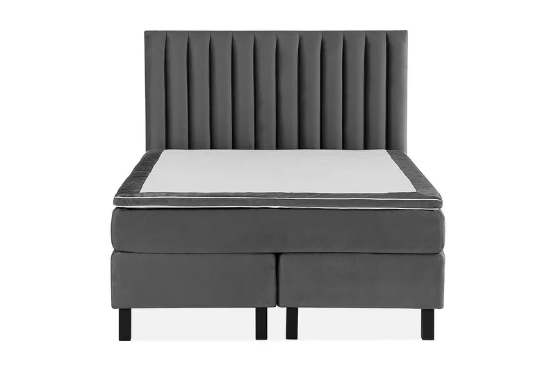 Princess Kontinentalsäng 120x200cm - Mörkgrå/Sammet - Möbler - Säng - Kontinentalsäng