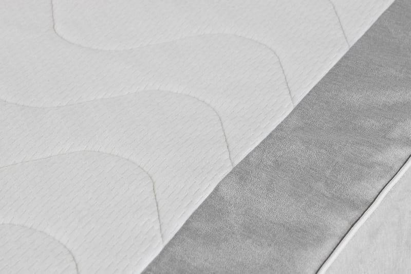 Princess Kontinentalsäng 140x200 cm - Ljusgrå/Sammet - Möbler - Säng - Kontinentalsäng