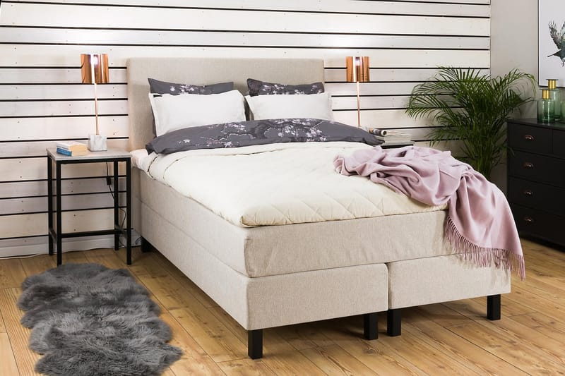 Princess Kontinentalsäng 140x200cm - Beige - Möbler - Säng - Komplett sängpaket