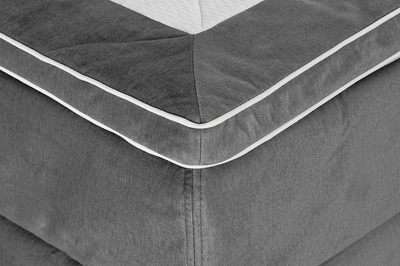 Princess Kontinentalsäng 140x200cm - Mörkgrå/Sammet - Möbler - Säng - Kontinentalsäng