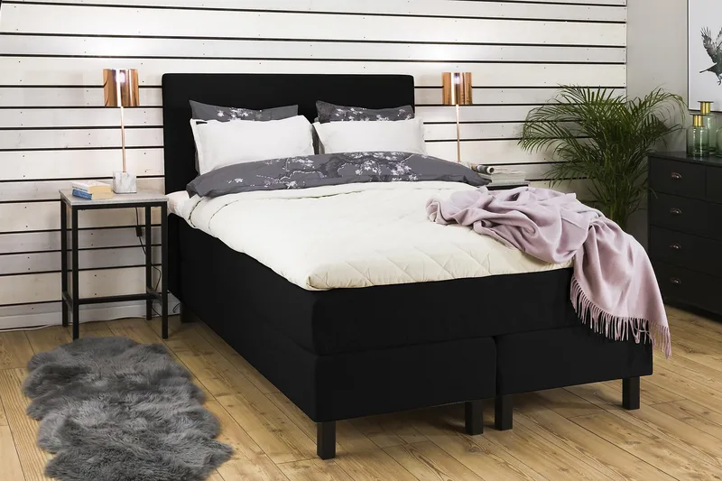 Princess Kontinentalsäng 140x200cm - Svart - Möbler - Säng - Kontinentalsäng
