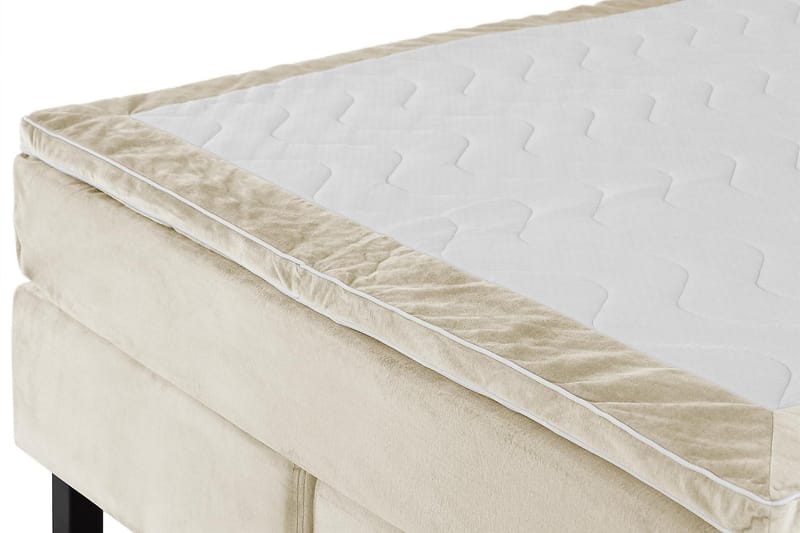 Princess Kontinentalsäng 160x200cm - Beige/Sammet - Möbler - Säng - Kontinentalsäng