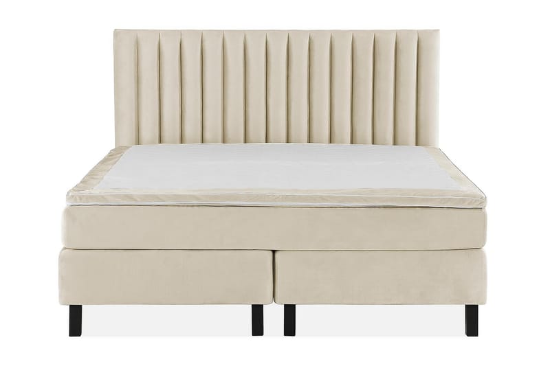 Princess Kontinentalsäng 160x200cm - Beige/Sammet - Möbler - Säng - Kontinentalsäng