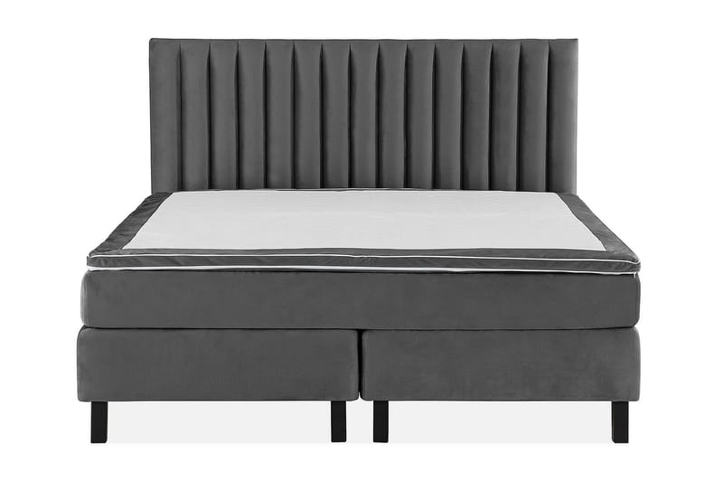 Princess Kontinentalsäng 160x200cm - Mörkgrå/Sammet - Möbler - Säng - Kontinentalsäng
