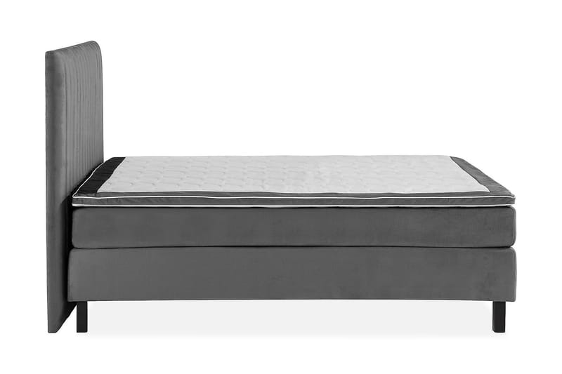 Princess Kontinentalsäng 160x200cm - Mörkgrå/Sammet - Möbler - Säng - Kontinentalsäng
